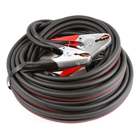Forney Heavy Duty Battery Jumper Cables, 4 Gauge Twin Copper Cable x 25ft 52873